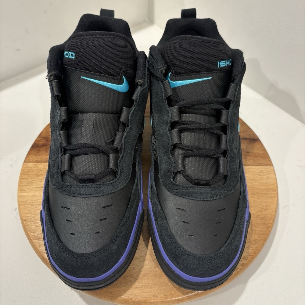 Nike SB Air Max Ishod Wair Black Grape Persian Violet FB2393-003 Men Size 11 New - Picture 2 of 12